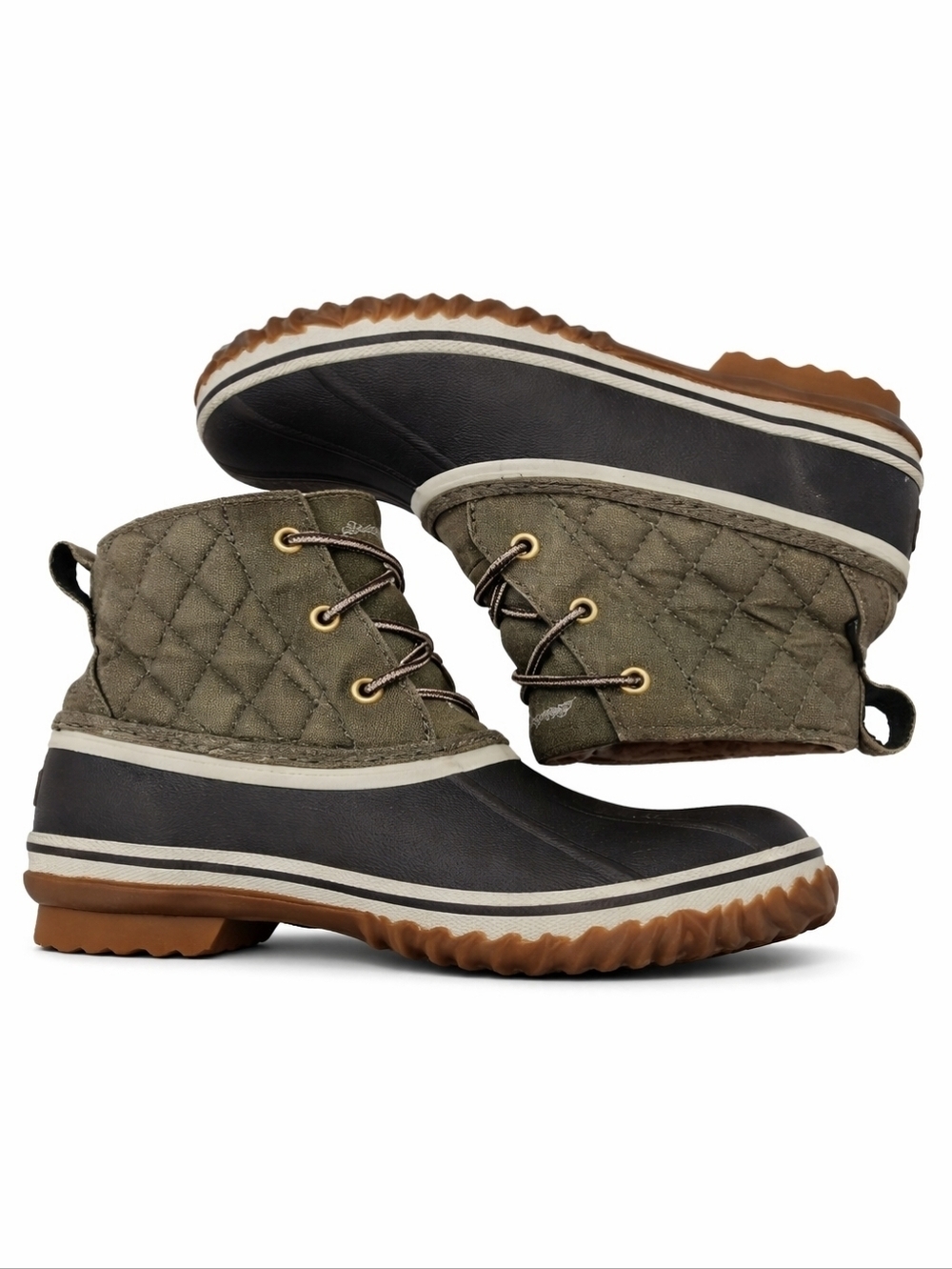 Eddie Bauer Womens Hunt Pack Mid Granola Girl Boots Olive Green